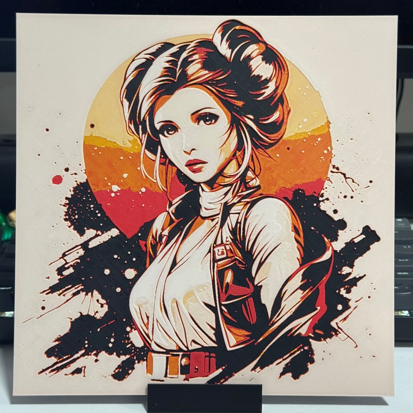 Princess Leia Splatter Style