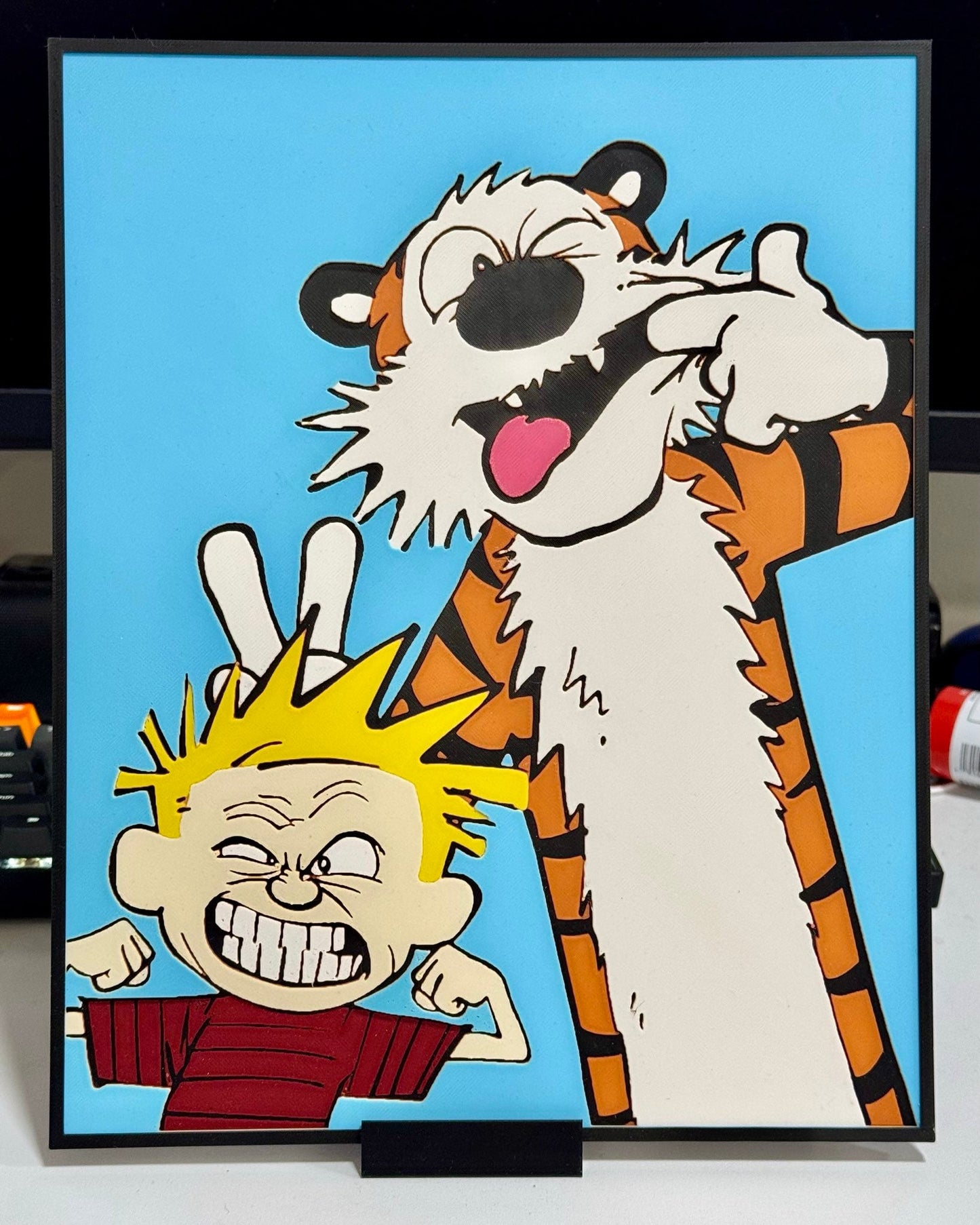 Calvin and Hobbes Makin' Faces