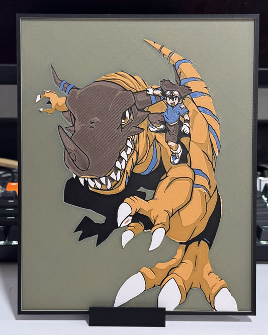 Greymon and Tai