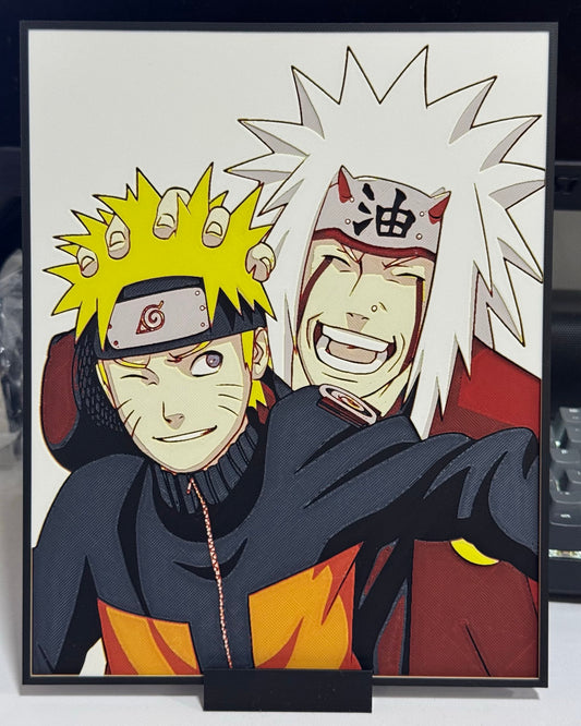 Naruto and Jiraiya