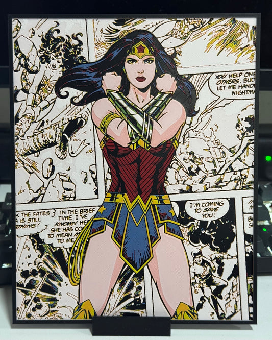 Wonder Woman Panel Burst