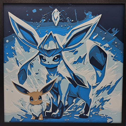 Glaceon and Eevee