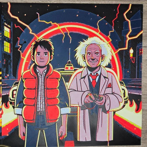 Doc and Marty BTTF Cartoon